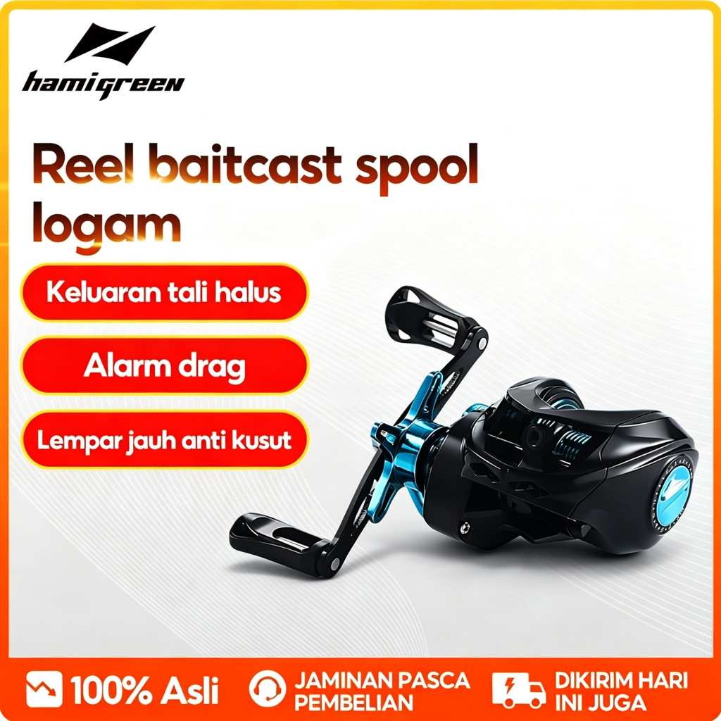 Hamigreen Baitcasting Reel Pancing Fishing Reel Pancing Casting Fishing Reel