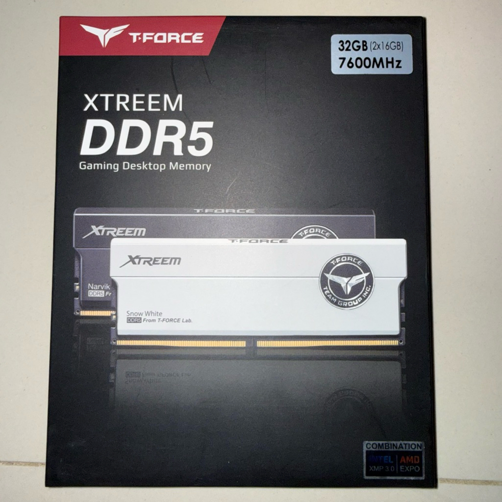 Team XTREEM BLACK DDR5 32GB (2x16GB) 7600Mhz - RAM Team Xtreem DDR5 32gb ( 2x16gb ) 7600mhz - Team X