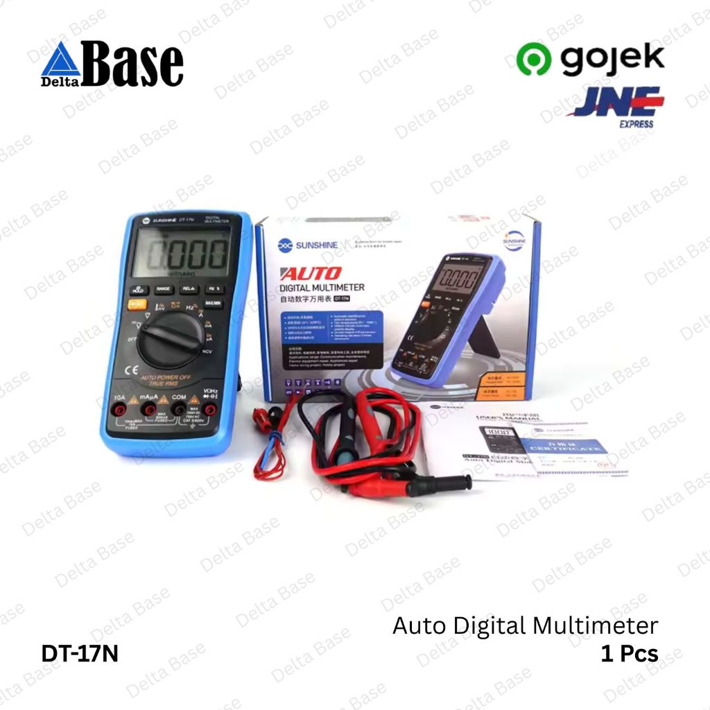 MULTITESTER MULTIMETER DIGITAL SUNSHINE DT-17N
