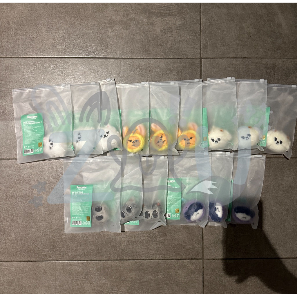 [READY STOCK] TXT PPULBATU FACE PLUSH KEYRING LG TWINS BASEBALL FINDING MOA HWANG CHOON YEONG MEONG 