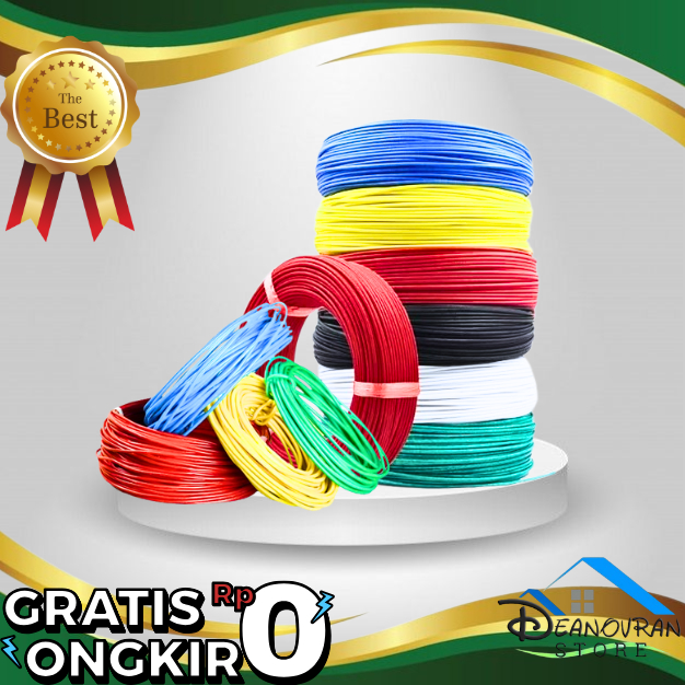 (B88) Kabel Serabut NYAF 6mm Kabel NYAF 6mm Kabel Grounding Per Meter