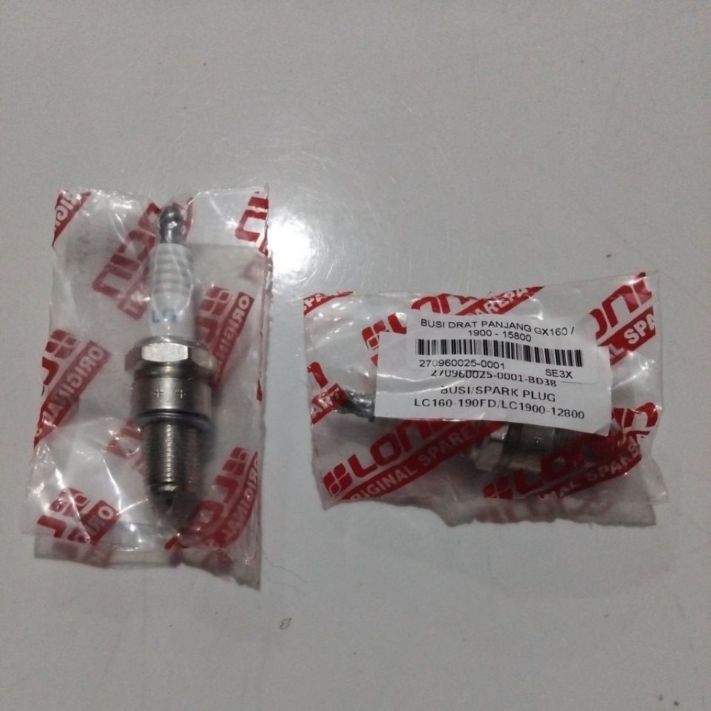 Sprake Plug Drat Panjang / Busi Drat Panjang Loncin / Busi Ulir Panjang / Busi Kepala Panjang