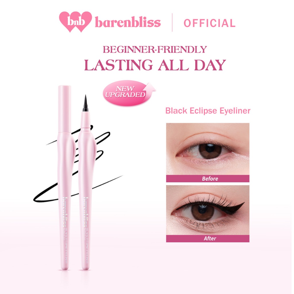 [BEST SELLING] BNB barenbliss Black Eclipse Eyeliner 48H Tahan Lama Waterproof & Smudge-Proof Matte 