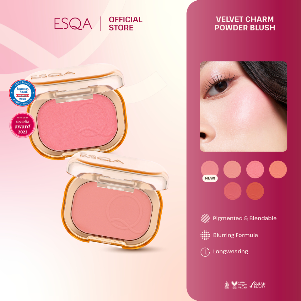 ESQA Velvet Charm Powder Blush