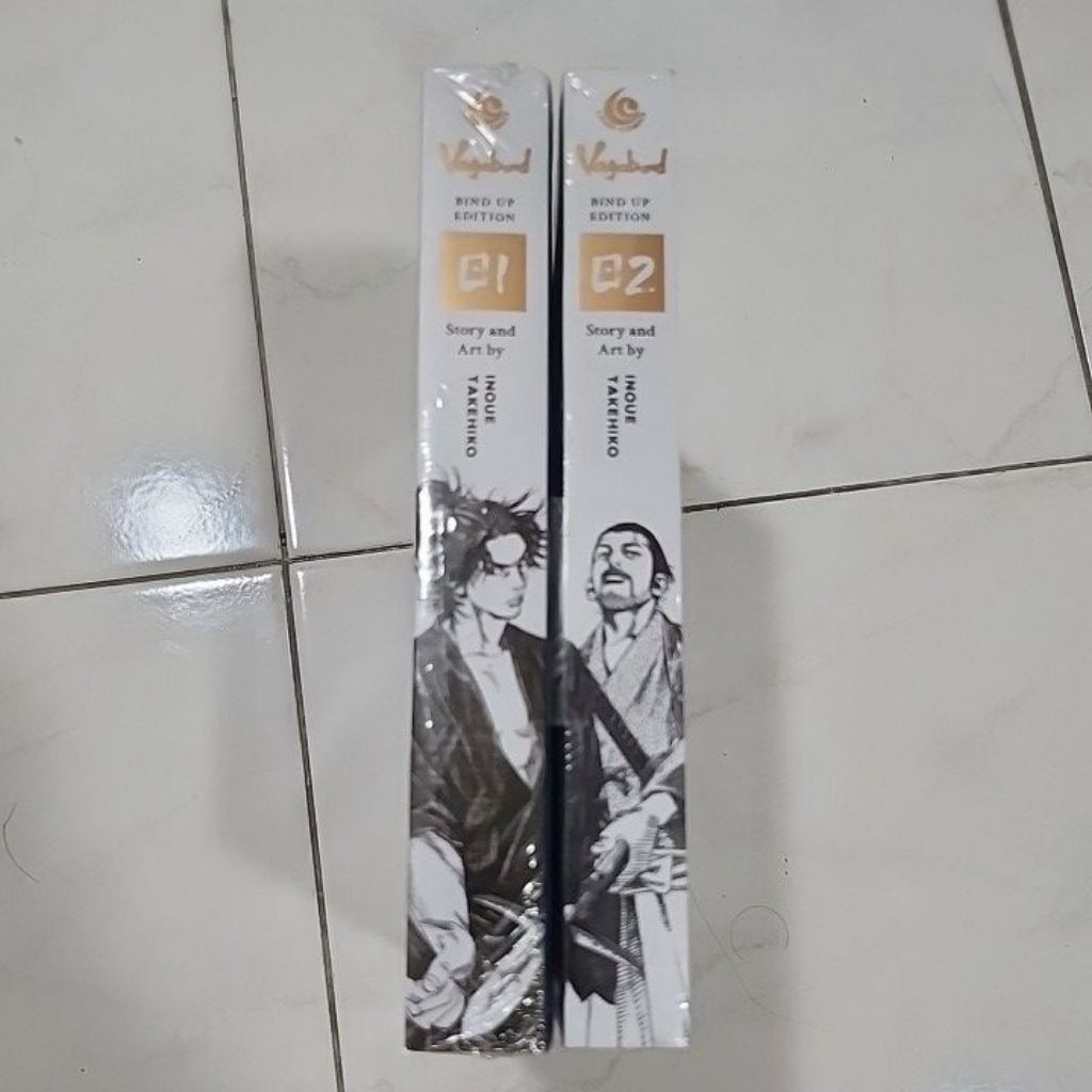 Komik Vagabond Bind up set vol 1 dan 2 segel ori Bahasa Indonesia Level Comics