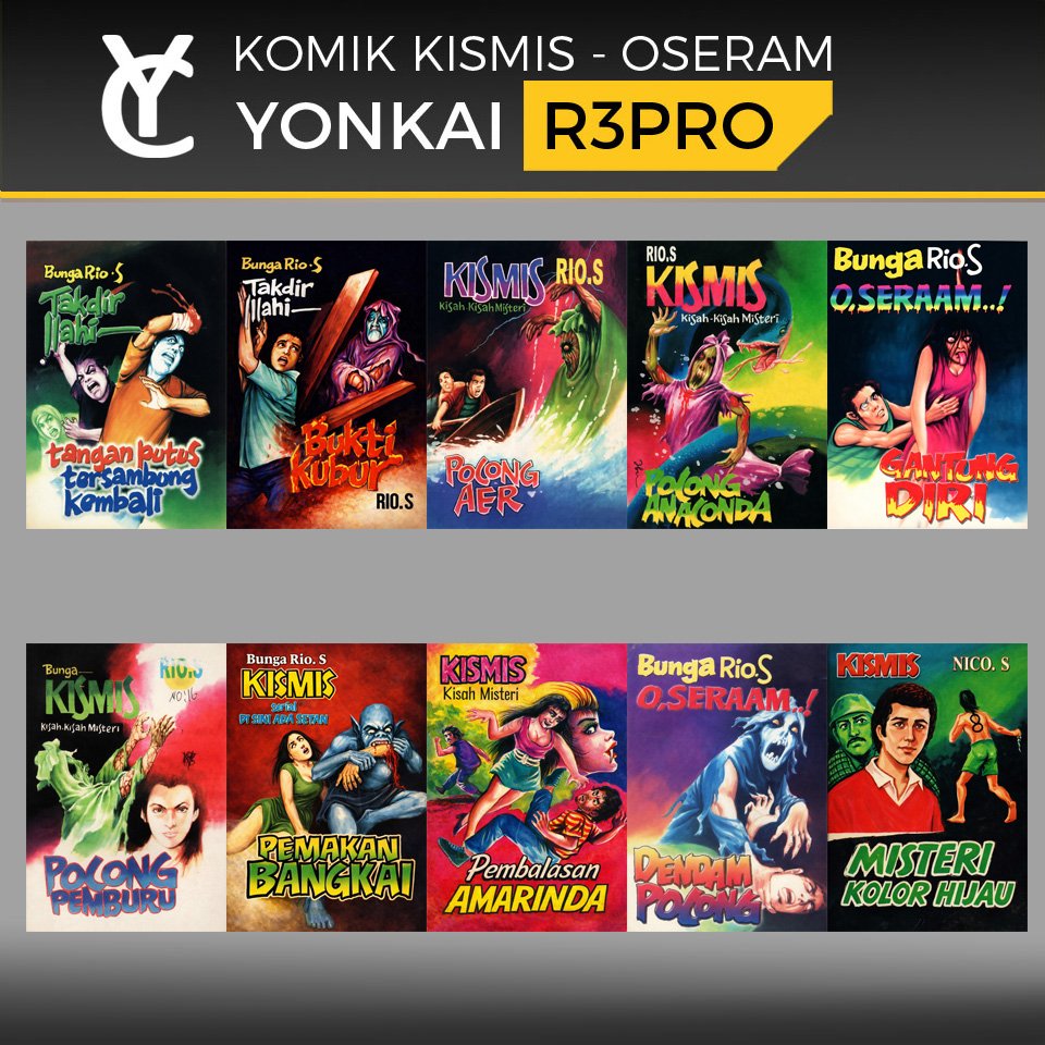 KOMIK kismis , misteri ilahi, bunga rio S (011-020)  PEMAKAN BANGKAI BUKTI KUBUR PEMBALASAN AMARINDA