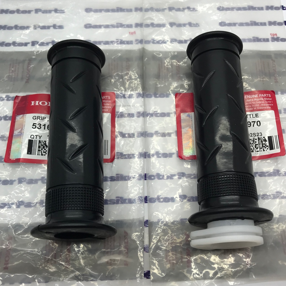 53140-KPH-970 HAND GRIP KARET STANG (1 SET) HONDA SUPRA X 125,KAHRISMA KIRANA