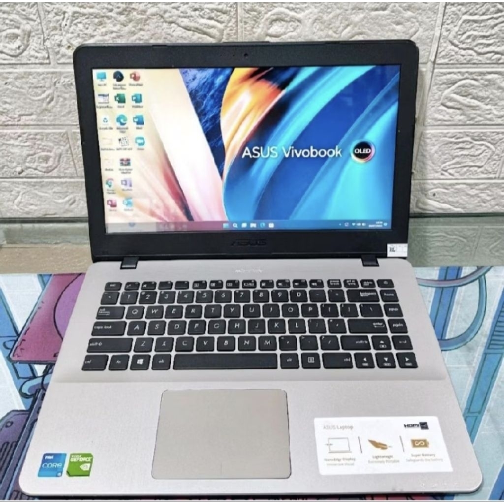 LAPTOP ASUS A442UR CORE i5 NVIDIA RAM 12GB SSD 256GB ++ HDD 500GB