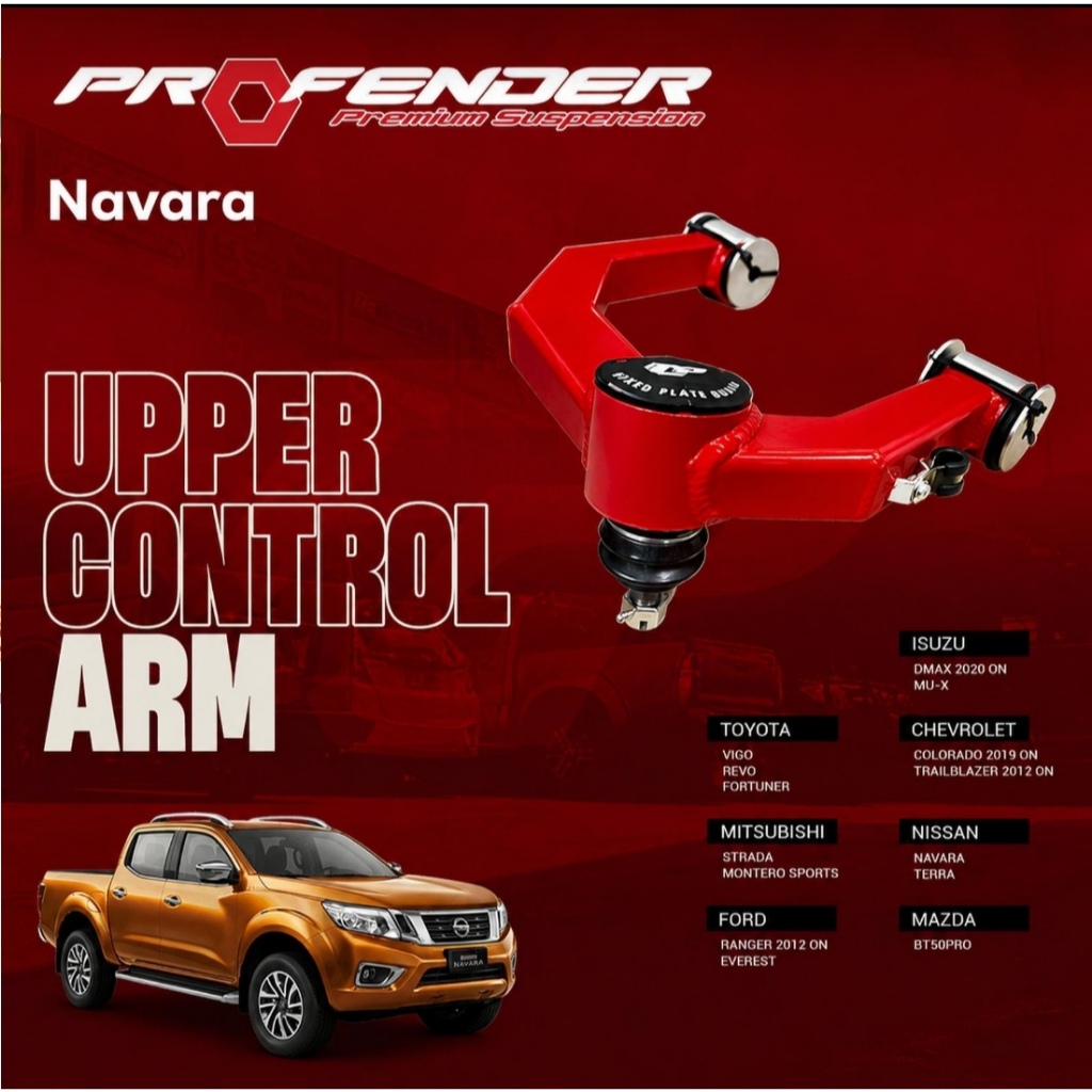 AKSESORIS UPPER ARM LIFTKIT PROFENDER UCA NISSAN NAVARA D40 - NAVARA NP300 - TERRA Original Thailand