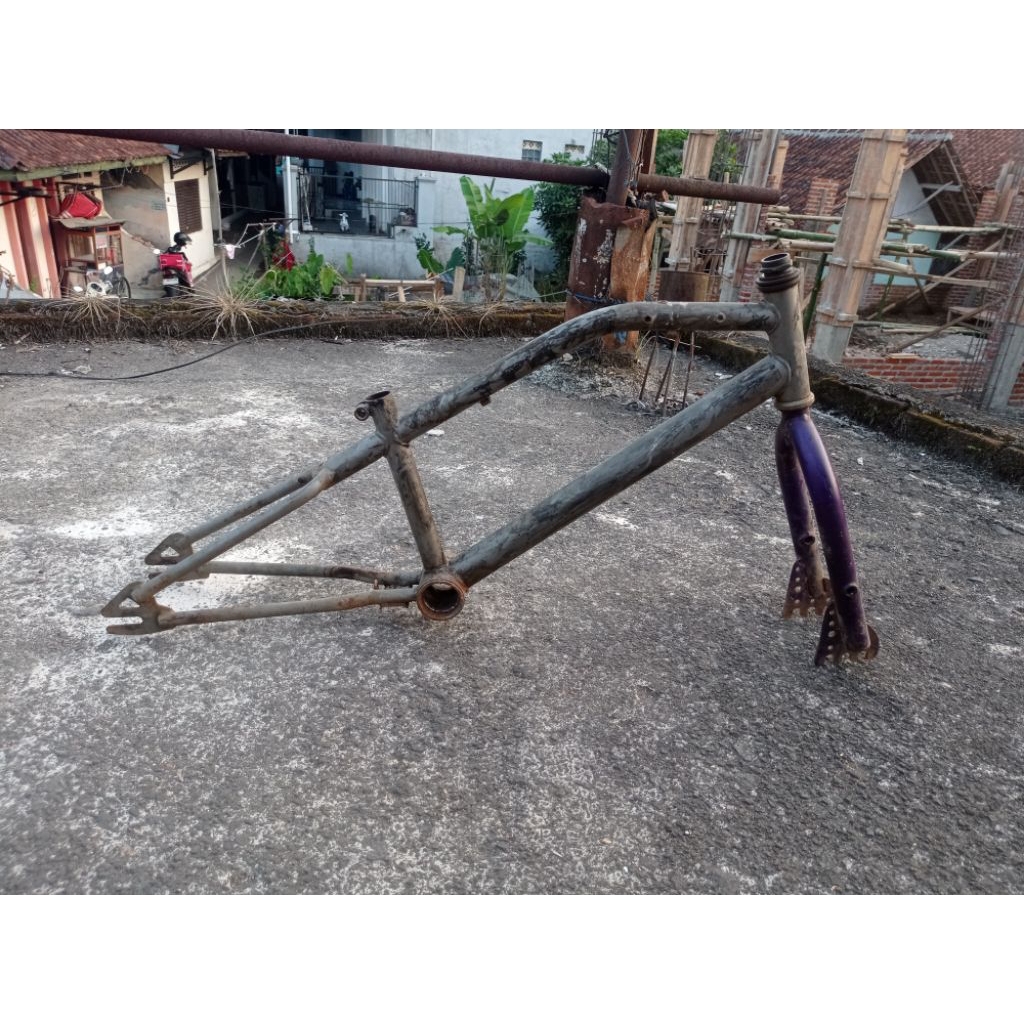 Framefork Sepeda bmx 20 wimcycle metalizer second antiq