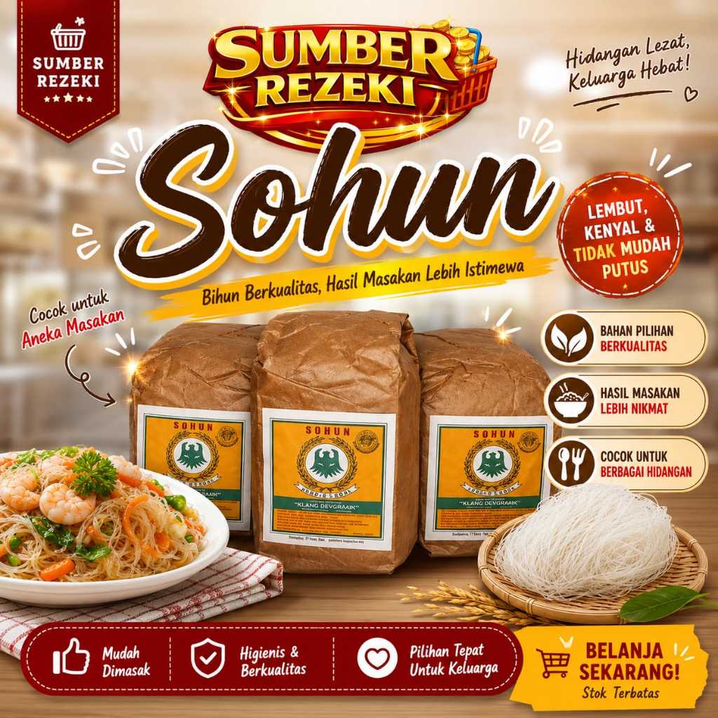 SOHUN SOUN CAP ELANG 50GR BIHUN JAGUNG SOHUN KERTAS