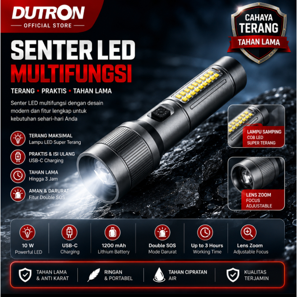 SENTER LED MULTIFUNGSI DUTRON