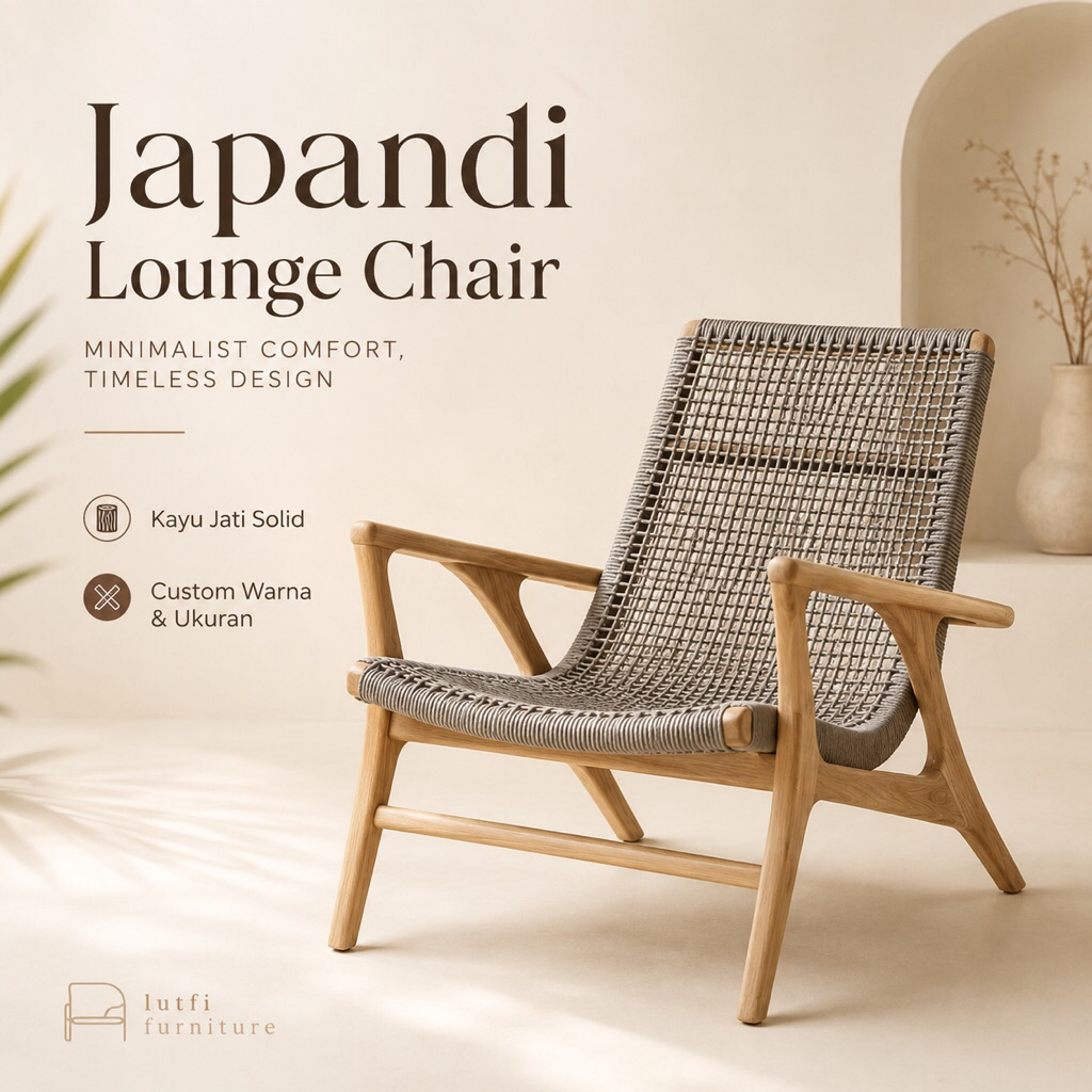 Japandi Lounge Chair