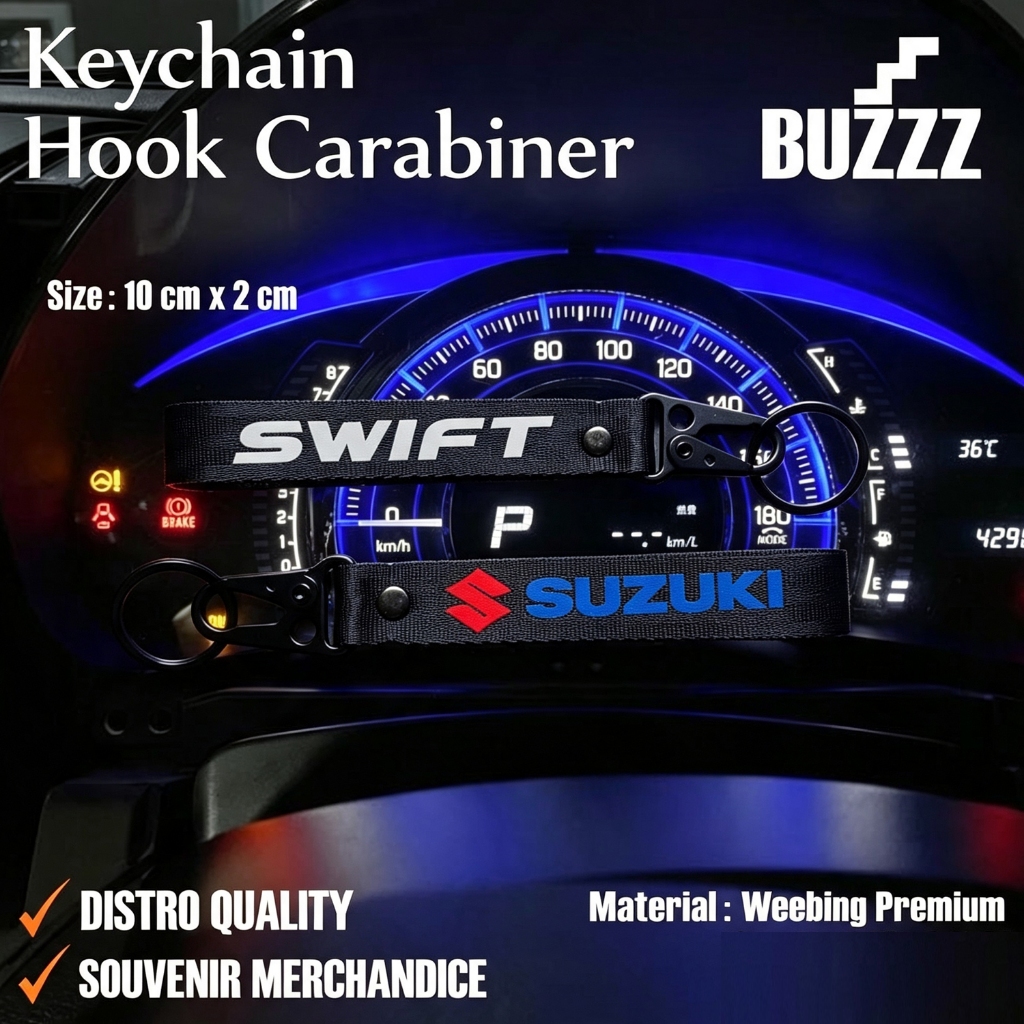 GANTUNGAN KUNCI SWIFT - KEYCHAIN SUZUKI SWIFT - KARABINER SUZUKI SWIFT