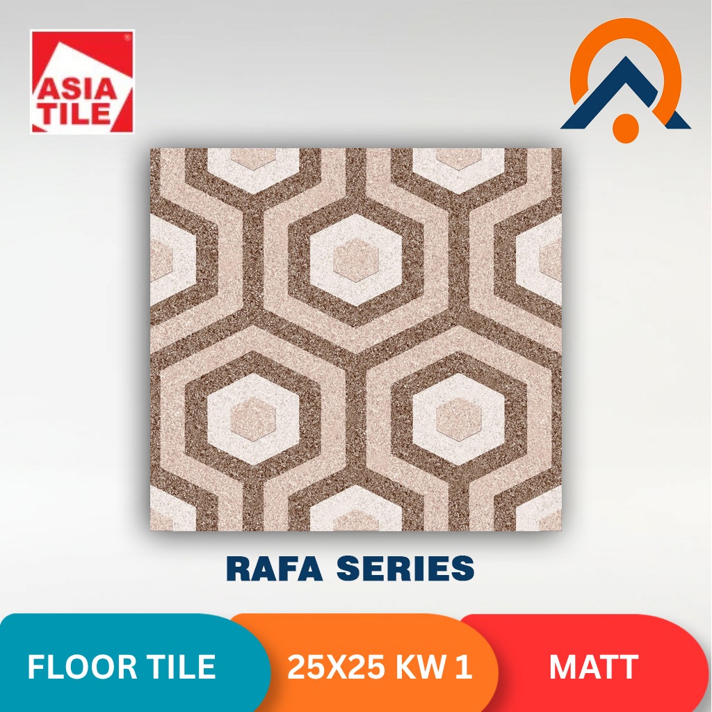 Keramik Lantai Asia Tile Rafa Series 25x25 cm Kw 1