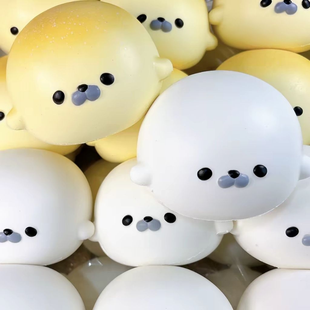 Mainan Squishy Anjing Laut Wangi Lembut Lambat Mengembang Bentuk Hewan Lucu untuk Koleksi