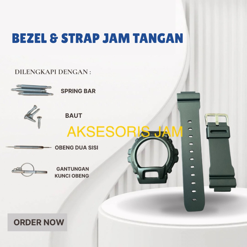 BEZEL STRAP  DW 6900 DW 6600 DW 8030 DW 8040 DOFF MATTE