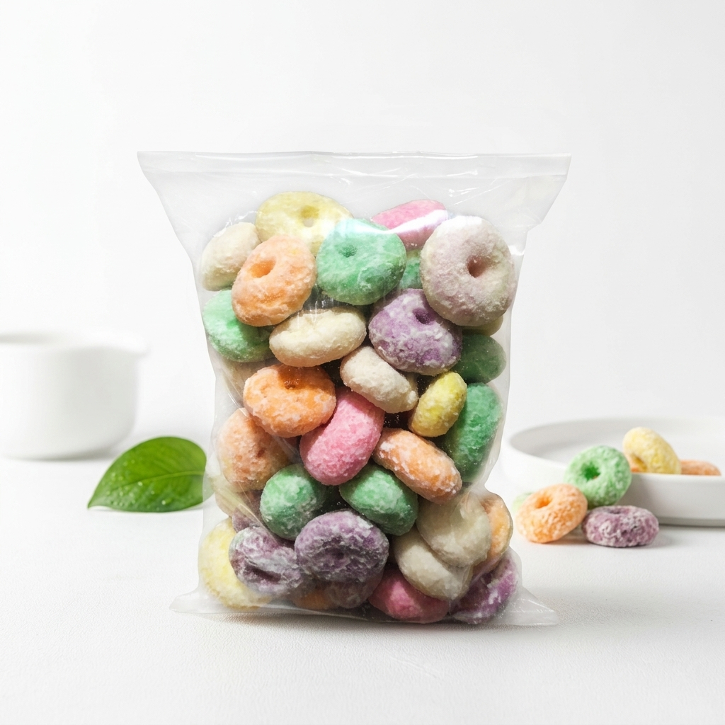 Ladu Donat Kering Warna Warni