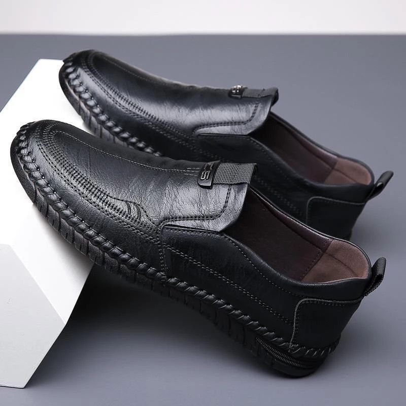 501 Sepatu Pria Slip-on Anti Selip dan Empuk - Sepatu Tanpa Tali Sol Karet Fleksibel 38-44