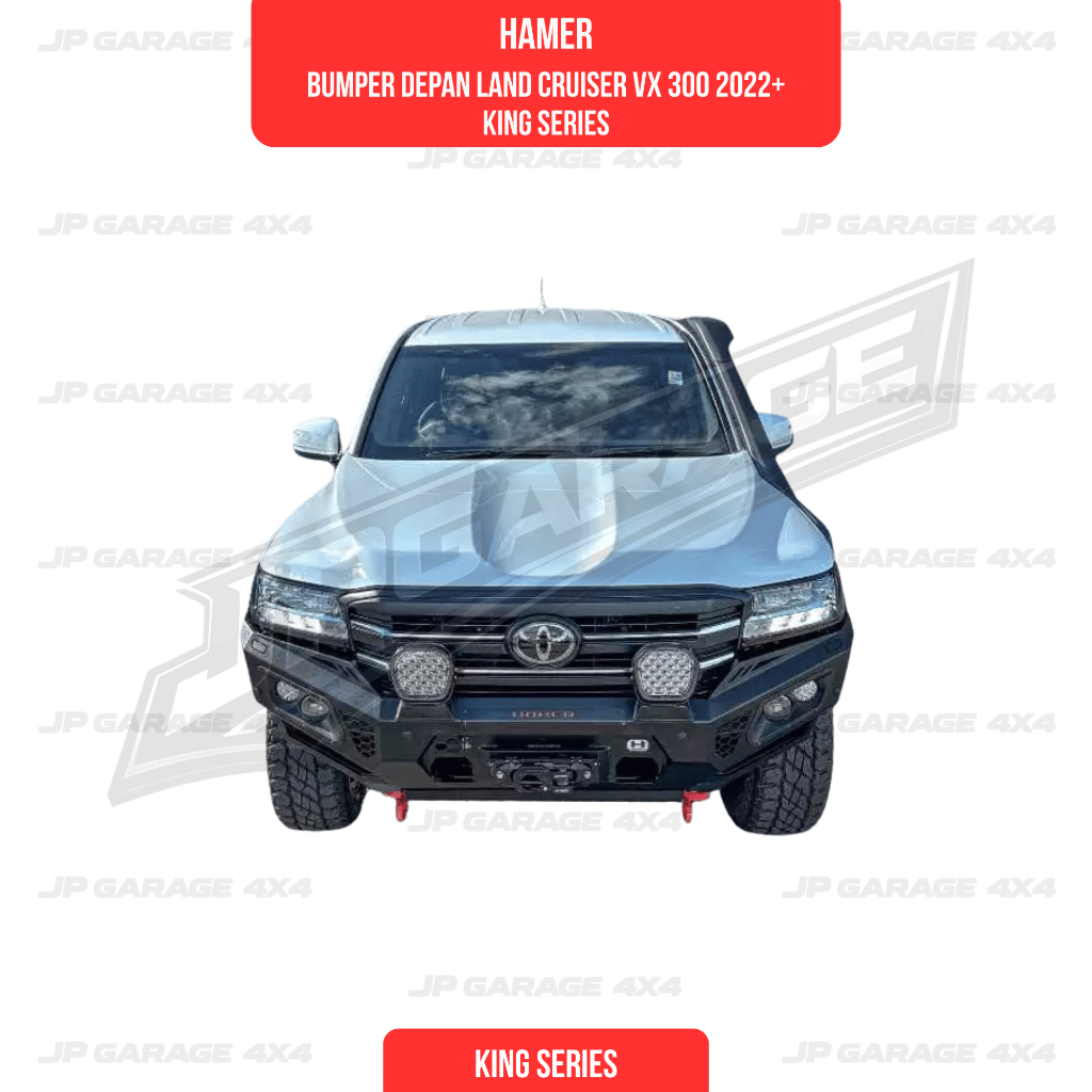 HAMER | Bumper Depan Toyota Land Cruiser VX300 Front Bumper HAMER KING SERIES Toyota Land Cruiser VX