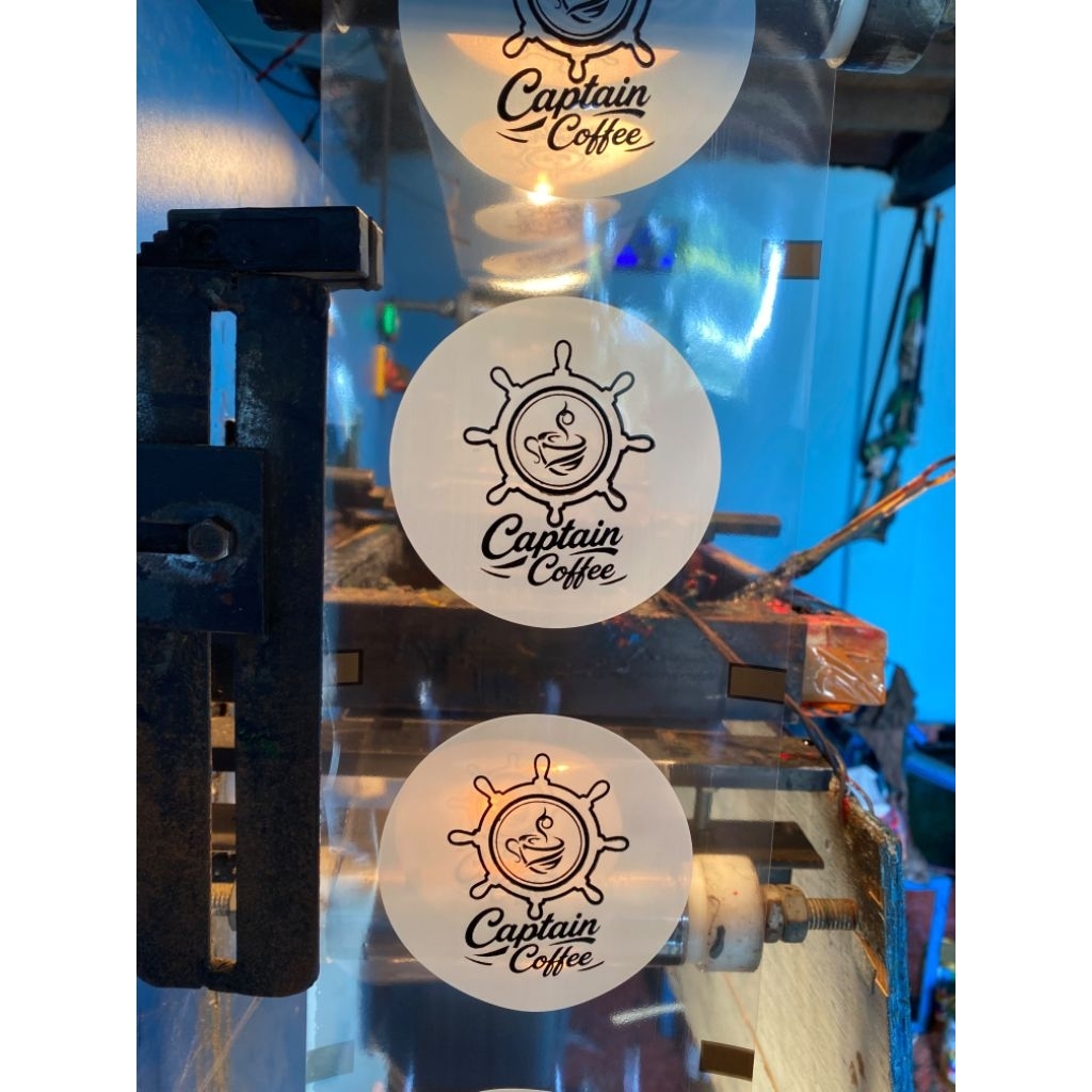 sablon cup sealer plastik custom | sablon plastik lid cup sealer