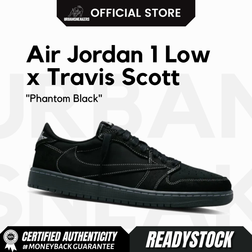 Nike Air Jordan 1 Low OG SP Travis Scott Phantom Black | DM7866 001