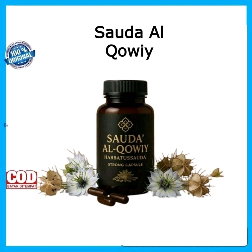 Sauda Al Qowiy Original | Habbatussauda Asli Kapsul Lunak