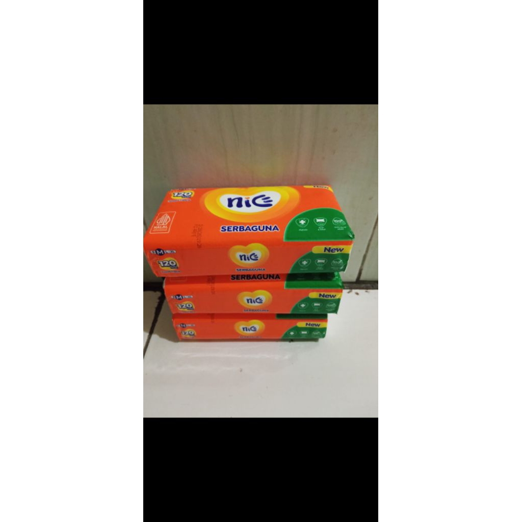 tissue nice 120 helai tisu paket isi 3pcs