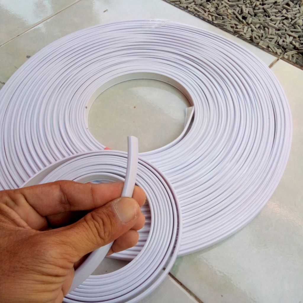 list PVC edging 12mm untuk photoblok meteran