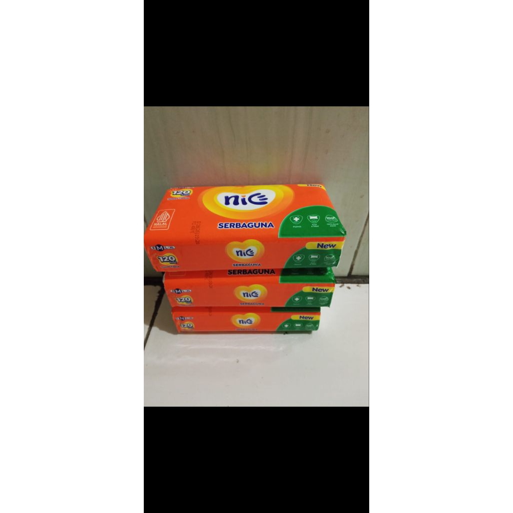 tissue nice 120 helai tisu paket isi 3pcs