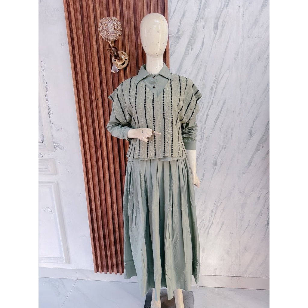 Setrok Layla terbaru - set rok Layla - setelan rok Layla