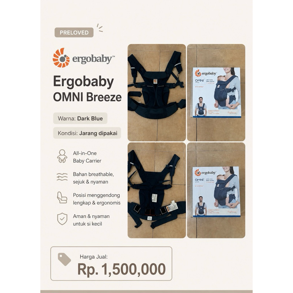 Preloved Ergobaby Omni Breeze