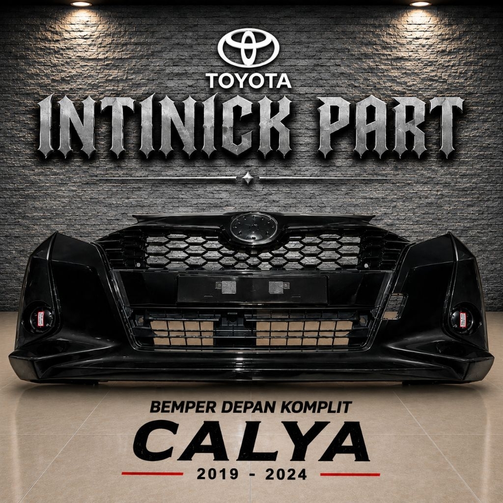 Bumper depan Calya Facelift ori second komplit