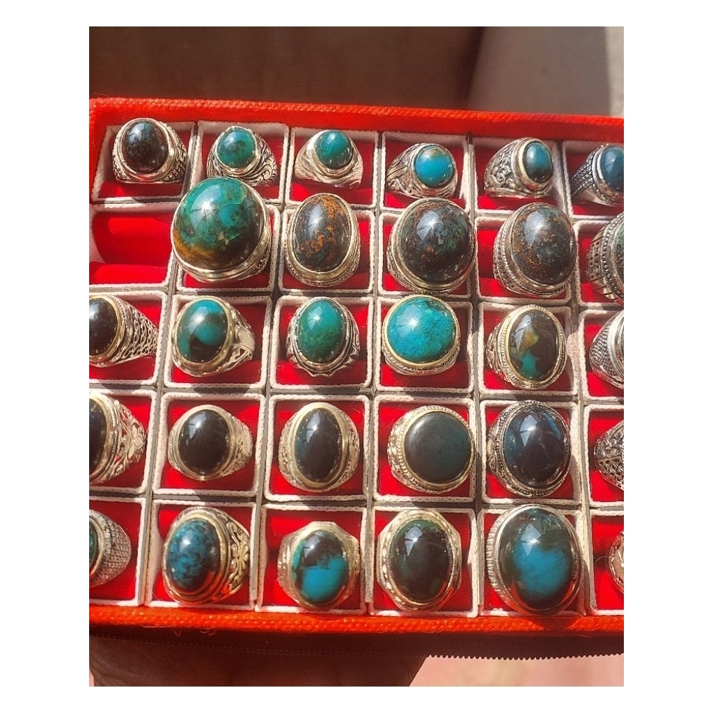 batu akik bacan doko mejiko pecah biru
