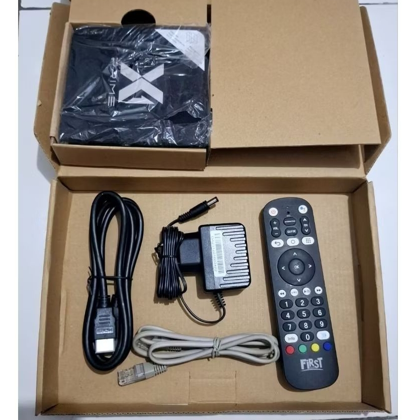 STB X1-PRIME -R2 (4k )/Remot/Adaptor/LAN/HDMI no root