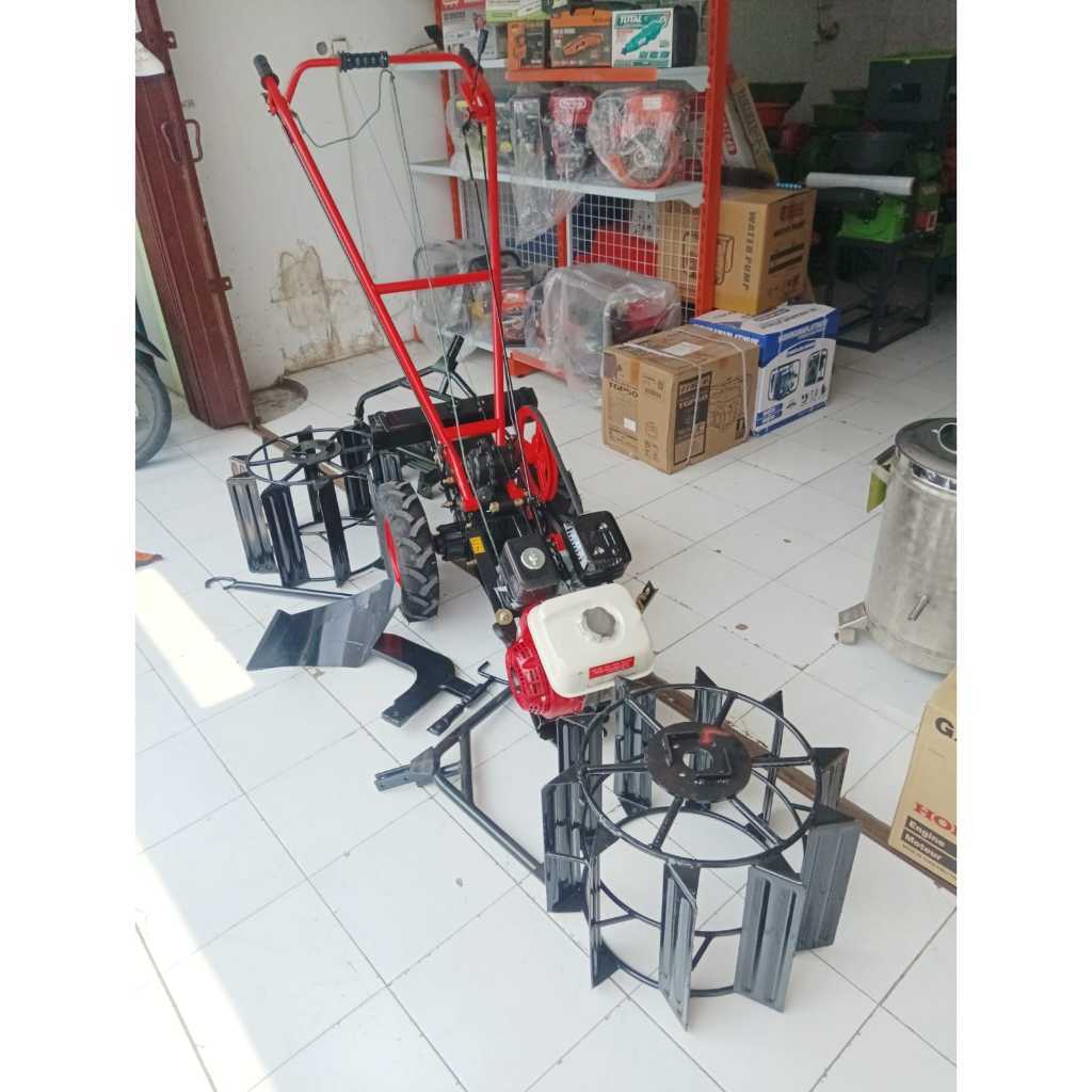 Traktor Mesin Bajak Sawah Capung Traktor QUICK + Mesin Honda GX 200