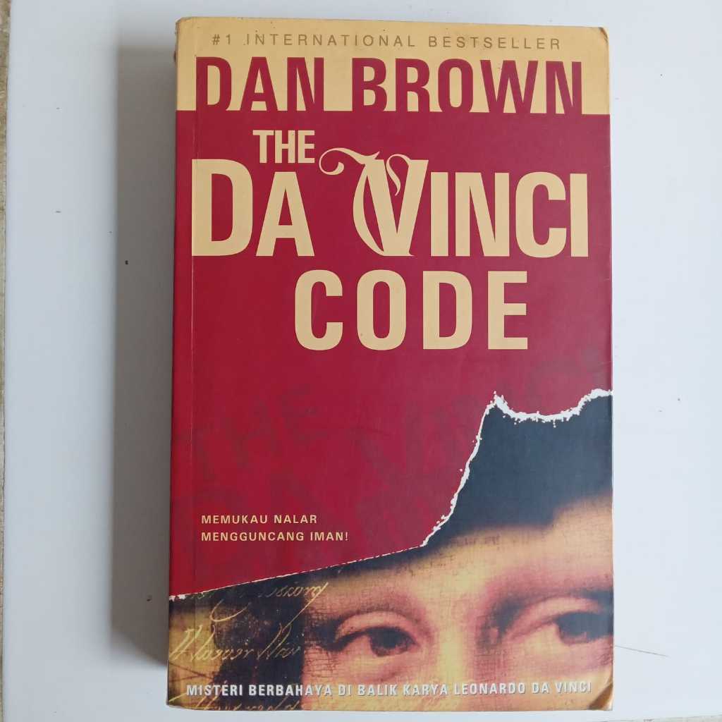 Novel Preloved Original The Da Vinci Code by Dan Brown Bahasa Indonesia