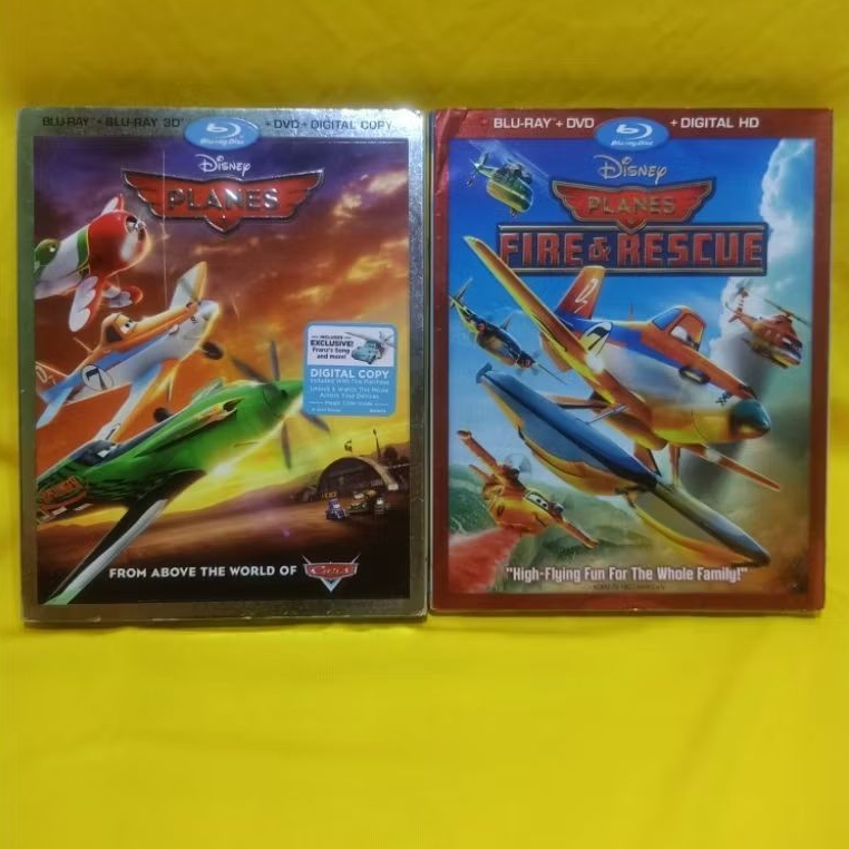 Bluray Original Disney Planes+Planes:Fire & Rescue (Segel)
