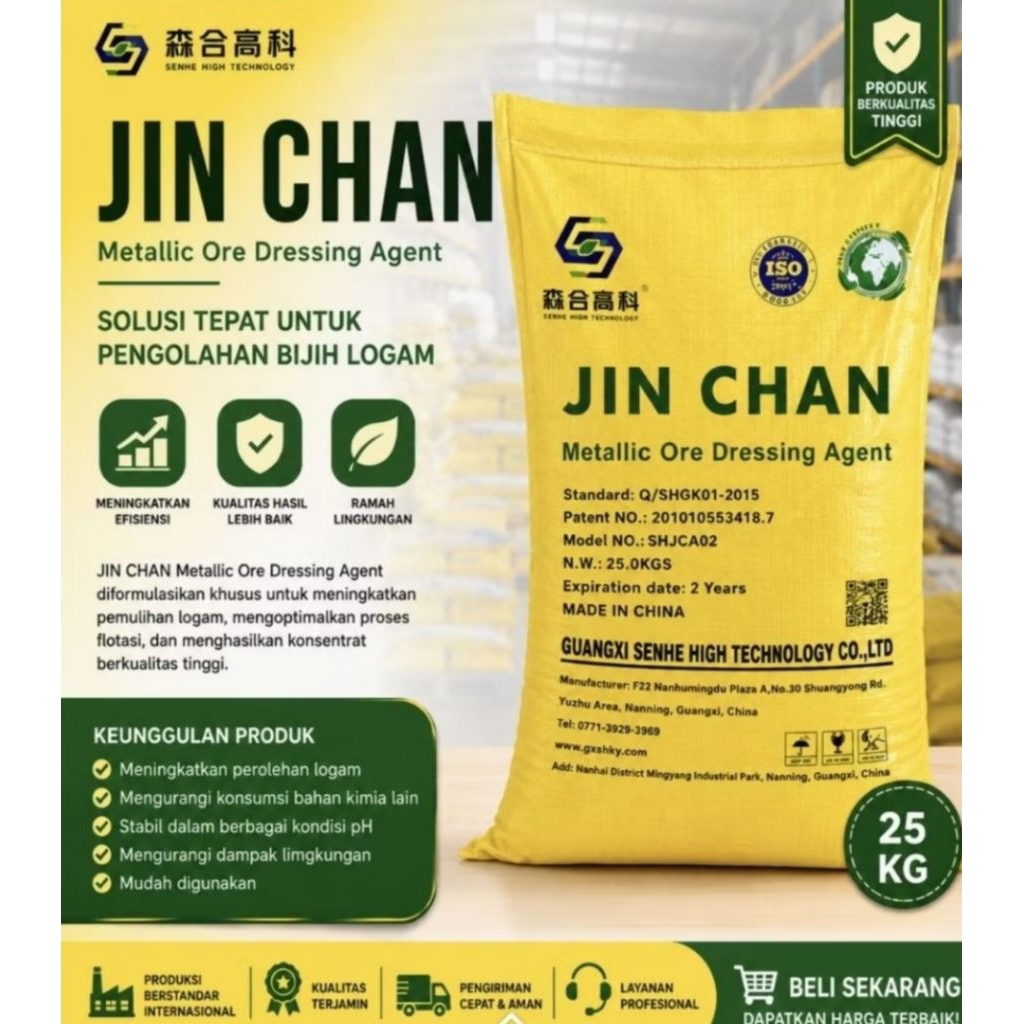 Jin Chang Gold dressing Agent 25 KG