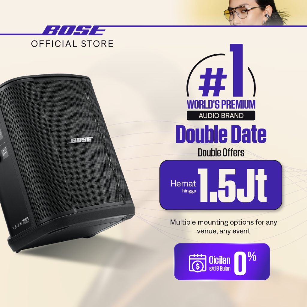 Bose S1 Pro+ Portable Bluetooth Wireless Karaoke Party Speaker System