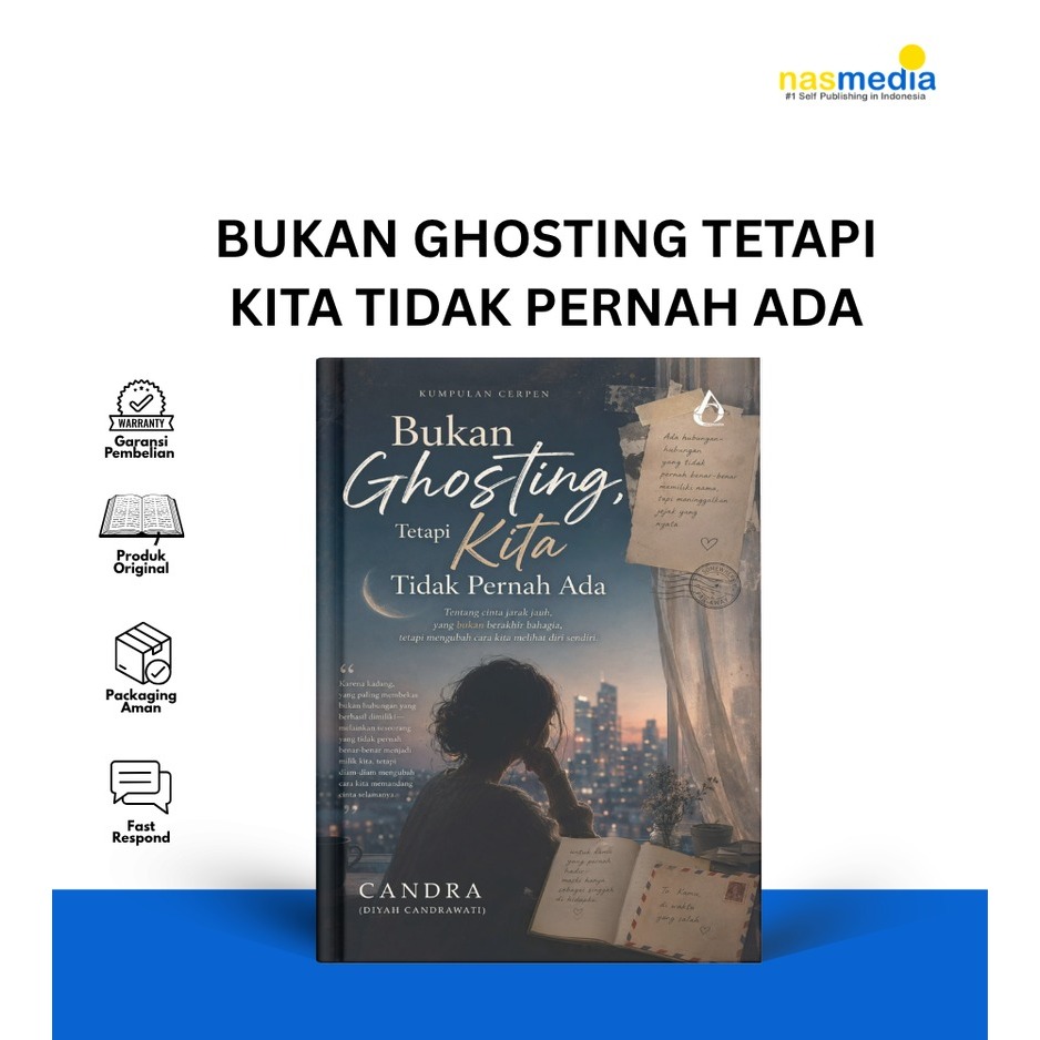 BUKU SELF IMPROVMENT BUKU BUKAN GHOSTING TETAPI KITA TIDAK PERNAH ADA