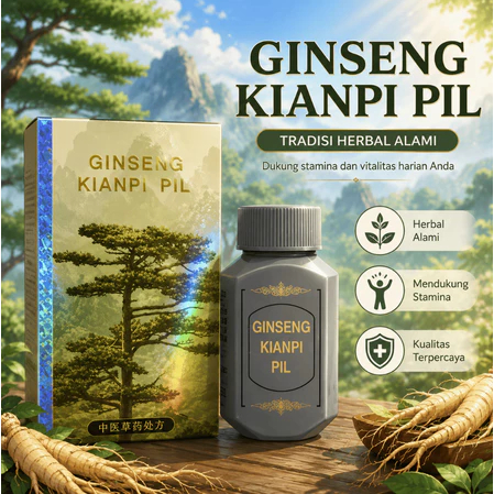 [ KIANPI ORIGINAL ] 100% GINGSENG KIANPI PIL GINGSENG ASLI KIANPI 100%   Tersedia (Original BPOM) Ki