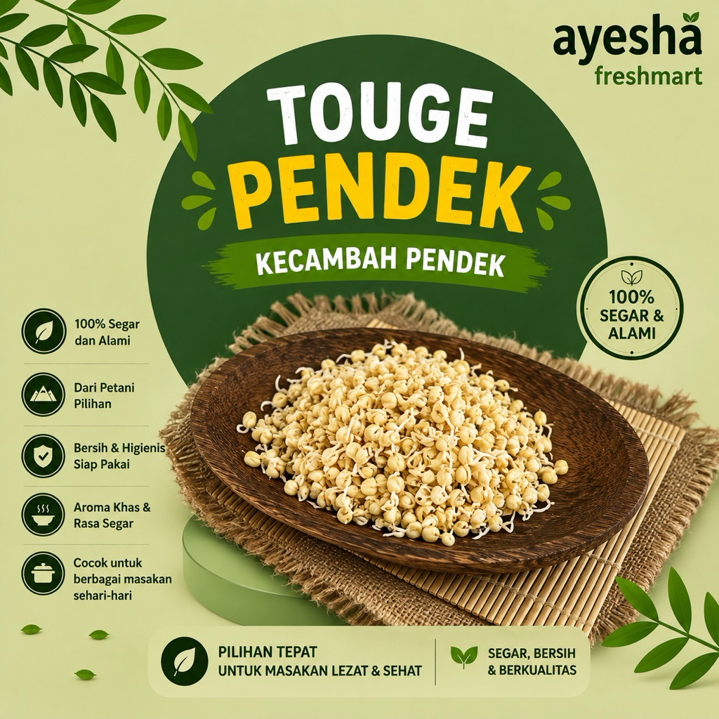 tauge pendek | kecambah pendek