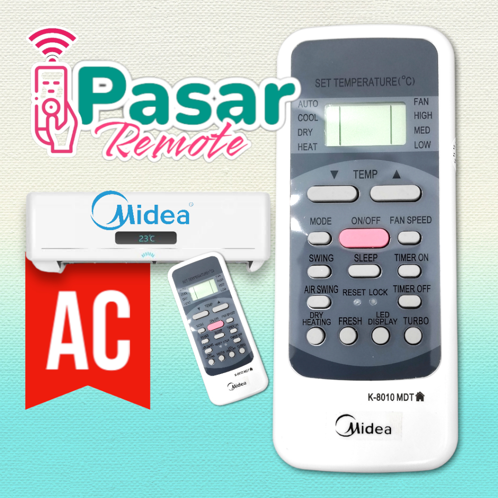 REMOTE REMOT AC MIDEA INVERTER