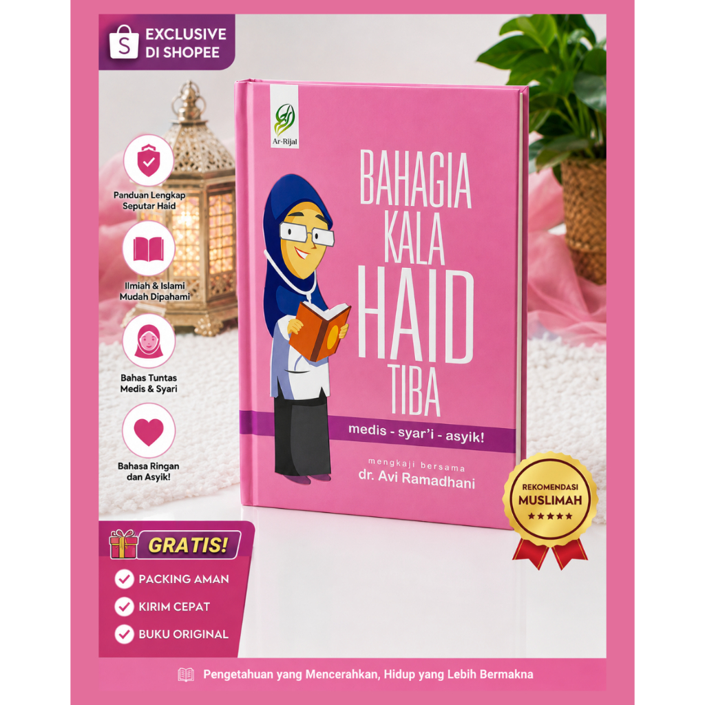 Buku Fiqih Wanita Haid Bahagia Kala Haid Tiba Free Al Quran Hafalan Juz28,29,30
