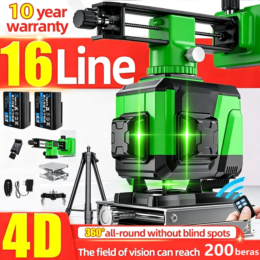 COD Laser level 4D Waterpass Mesin Self Digital Meteran Laser Multifungsi  laser multifungsi Laser w