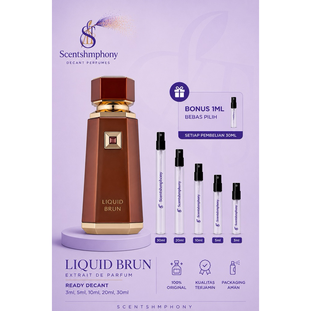 Decant liquid brun