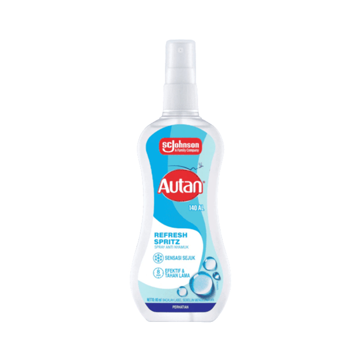Autan Spray Anti nyamuk Refresh Spritz 80ml-Spray Anti Nyamuk Autan