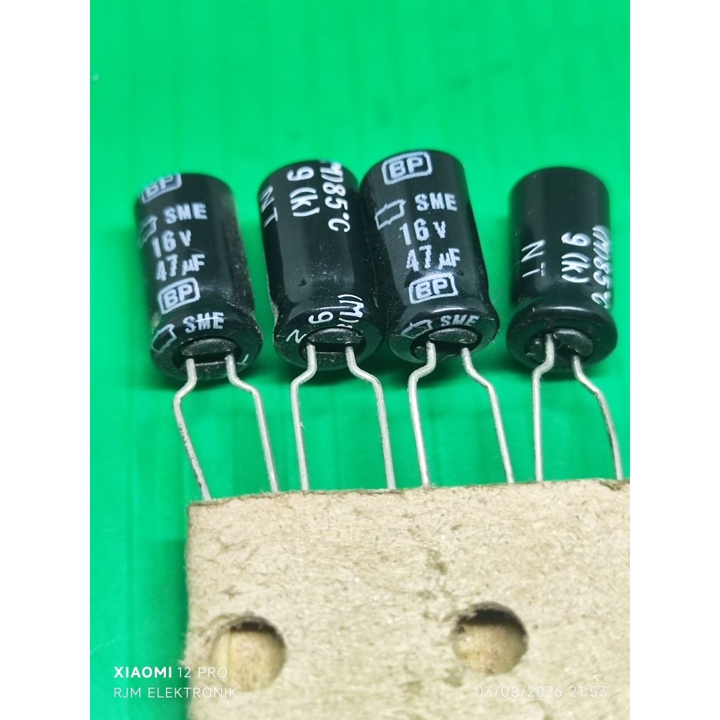 elko 47uf 16v BP bio polar murah