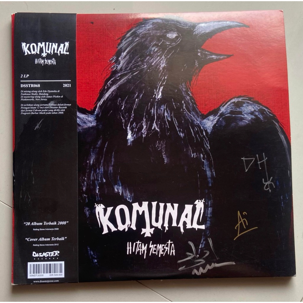 Komunal - Hitam Semesta (signed) Vinyl